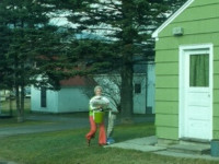 Mom taught me about hard work. Mrs. Abbott working hard